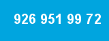 926 951 99 72 926 951 99 72